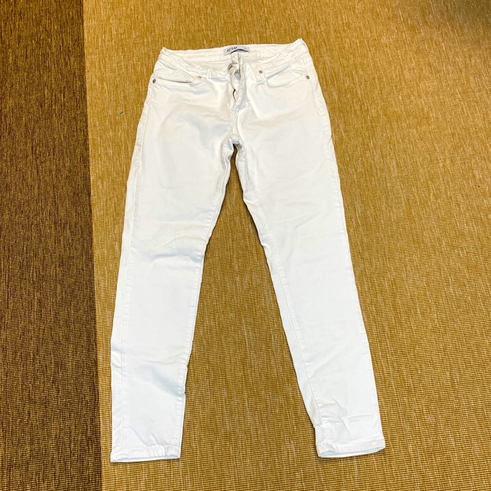 LIKE NEW white jeans. Made in the USA
